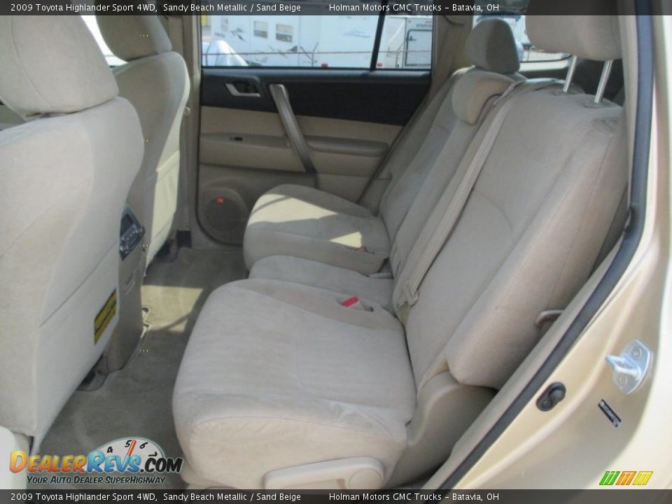 2009 Toyota Highlander Sport 4WD Sandy Beach Metallic / Sand Beige Photo #24