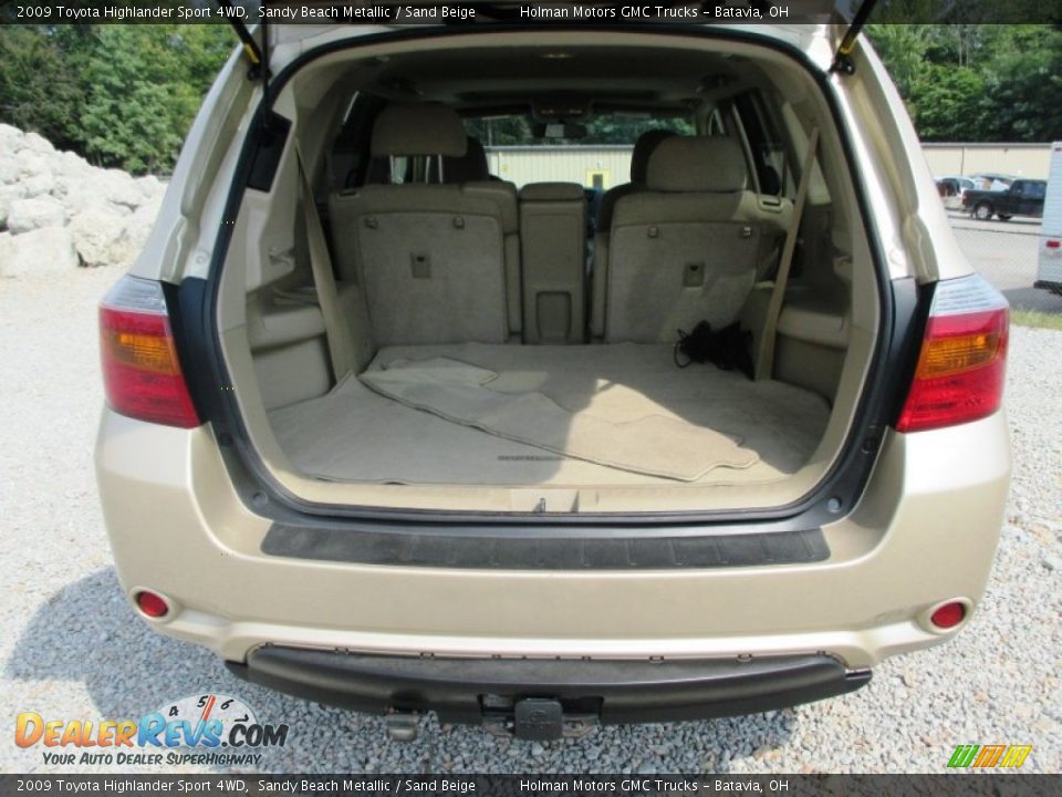 2009 Toyota Highlander Sport 4WD Sandy Beach Metallic / Sand Beige Photo #27