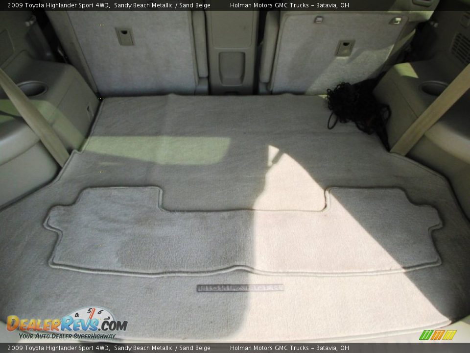 2009 Toyota Highlander Sport 4WD Sandy Beach Metallic / Sand Beige Photo #29