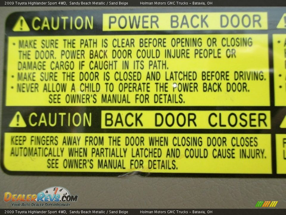 2009 Toyota Highlander Sport 4WD Sandy Beach Metallic / Sand Beige Photo #30