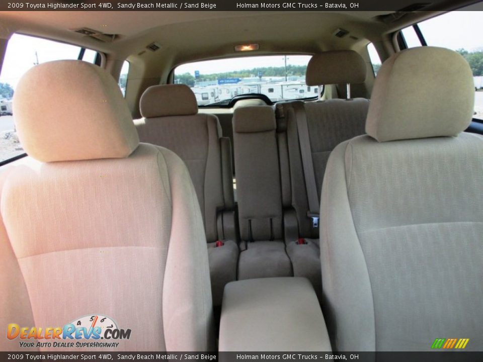 2009 Toyota Highlander Sport 4WD Sandy Beach Metallic / Sand Beige Photo #36