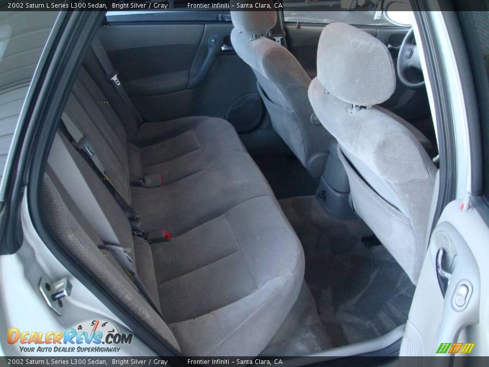 2002 Saturn L Series L300 Sedan Bright Silver / Gray Photo #21