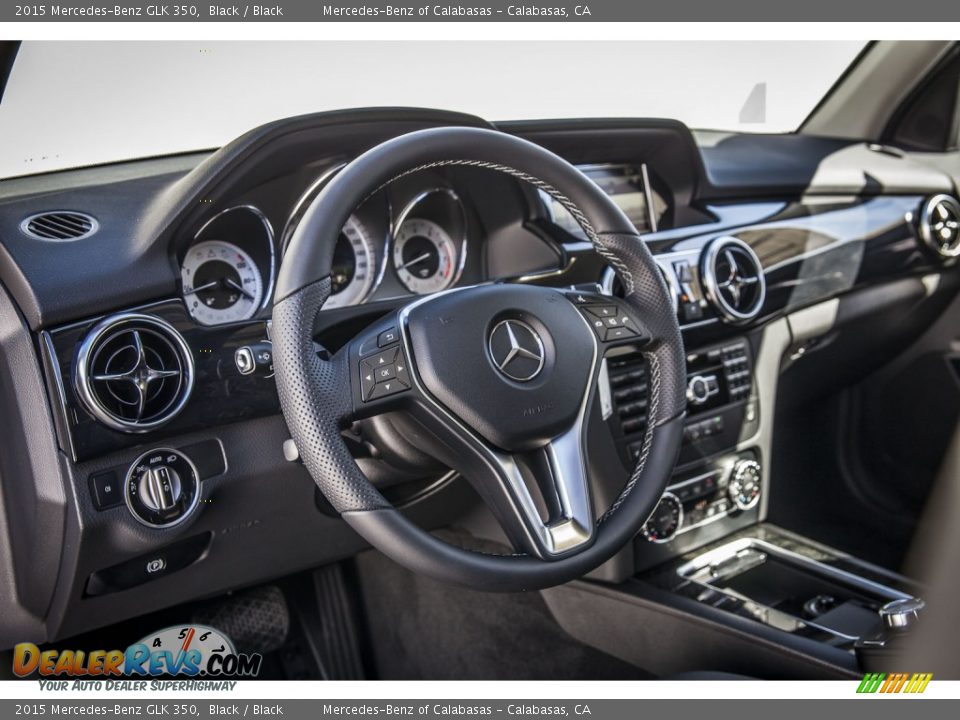 2015 Mercedes-Benz GLK 350 Black / Black Photo #5