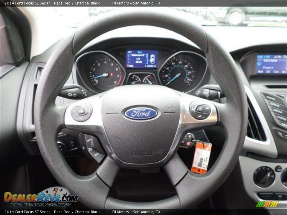 2014 Ford Focus SE Sedan Race Red / Charcoal Black Photo #17
