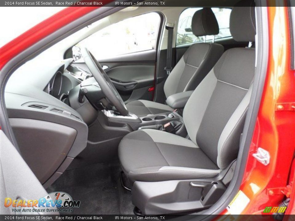 2014 Ford Focus SE Sedan Race Red / Charcoal Black Photo #23