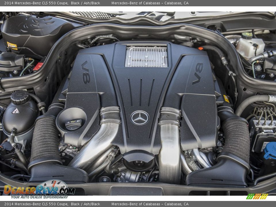 2014 Mercedes-Benz CLS 550 Coupe Black / Ash/Black Photo #9