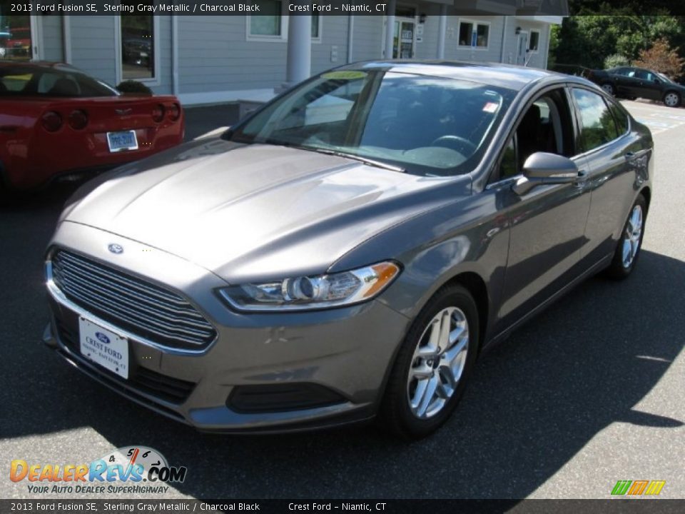 2013 Ford Fusion SE Sterling Gray Metallic / Charcoal Black Photo #3