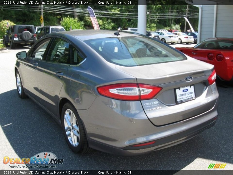 2013 Ford Fusion SE Sterling Gray Metallic / Charcoal Black Photo #5