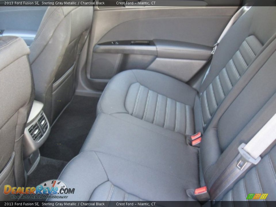 2013 Ford Fusion SE Sterling Gray Metallic / Charcoal Black Photo #12
