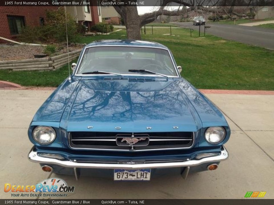 1965 Ford Mustang Coupe Guardsman Blue / Blue Photo #2