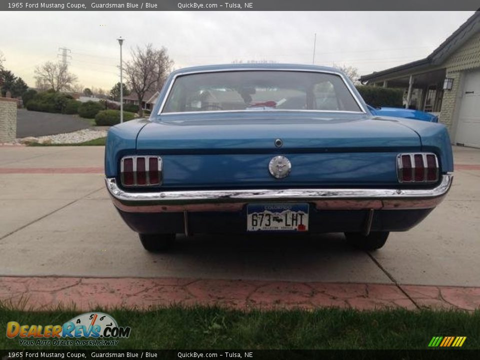 1965 Ford Mustang Coupe Guardsman Blue / Blue Photo #9