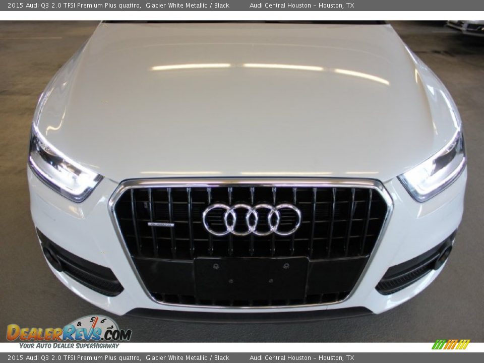 2015 Audi Q3 2.0 TFSI Premium Plus quattro Glacier White Metallic / Black Photo #2