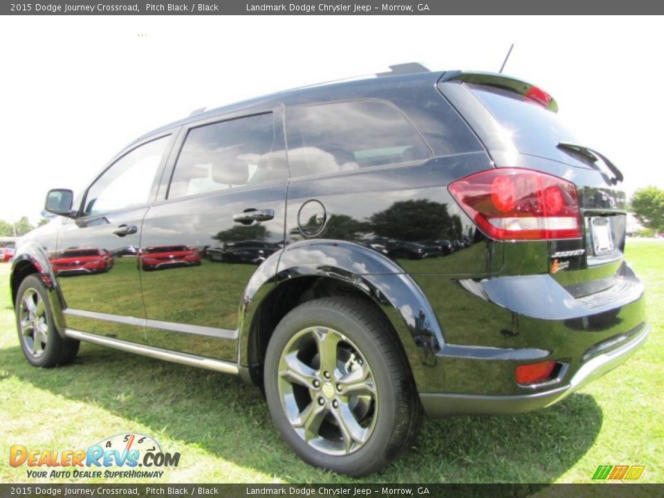 2015 Dodge Journey Crossroad Pitch Black / Black Photo #2