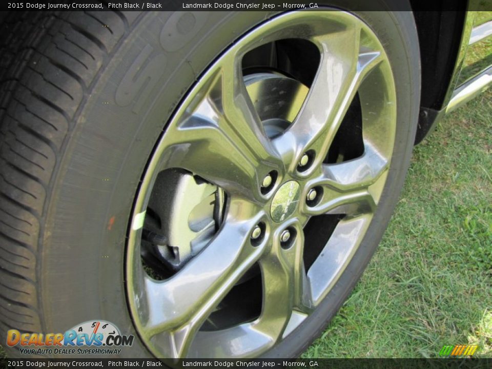 2015 Dodge Journey Crossroad Pitch Black / Black Photo #5