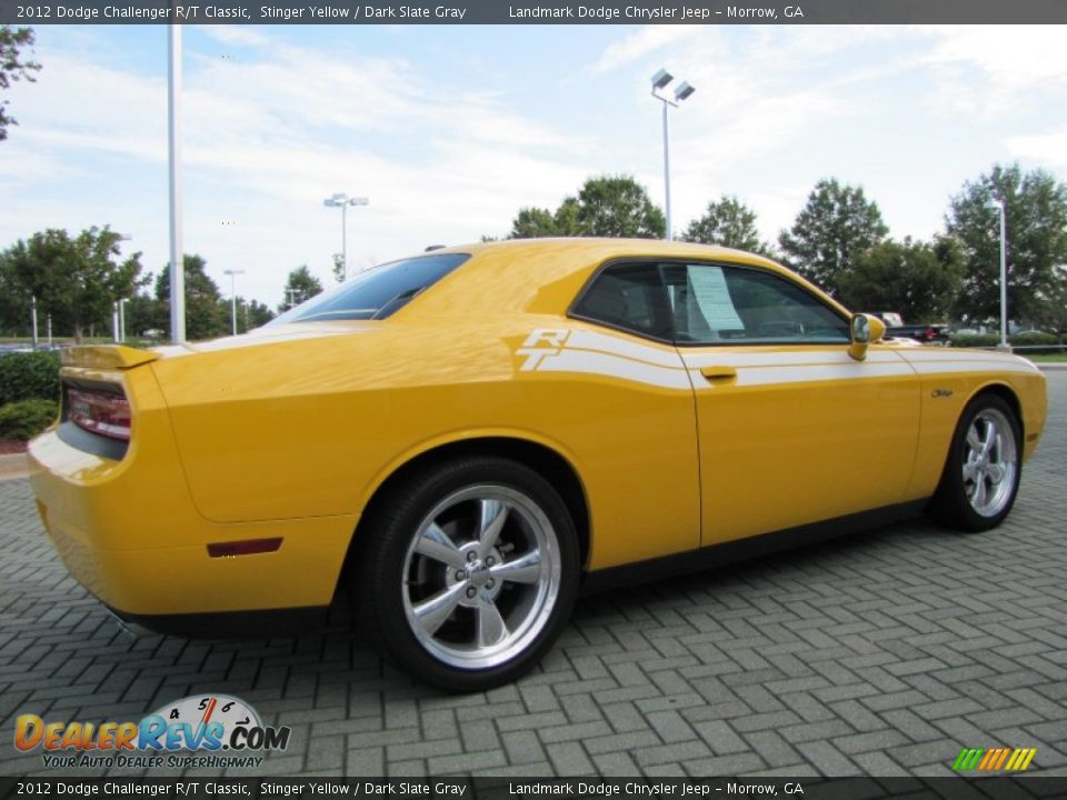 2012 Dodge Challenger R/T Classic Stinger Yellow / Dark Slate Gray Photo #5