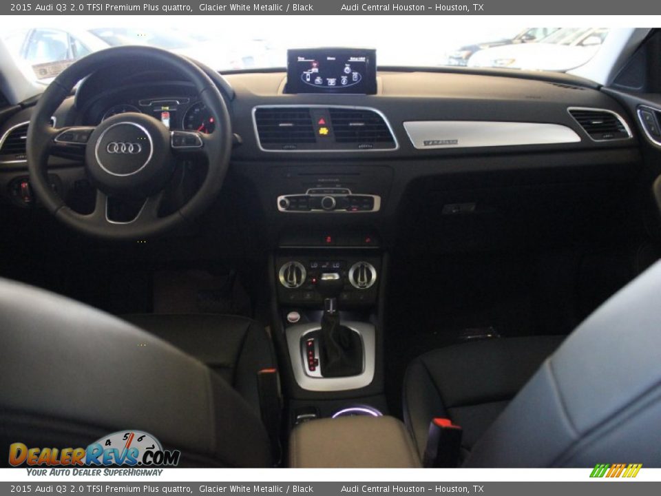 2015 Audi Q3 2.0 TFSI Premium Plus quattro Glacier White Metallic / Black Photo #28