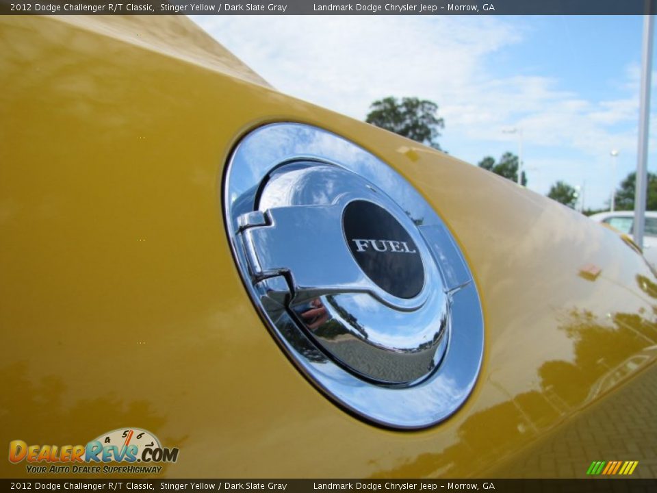 2012 Dodge Challenger R/T Classic Stinger Yellow / Dark Slate Gray Photo #20