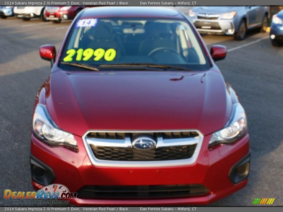 2014 Subaru Impreza 2.0i Premium 5 Door Venetian Red Pearl / Black Photo #2