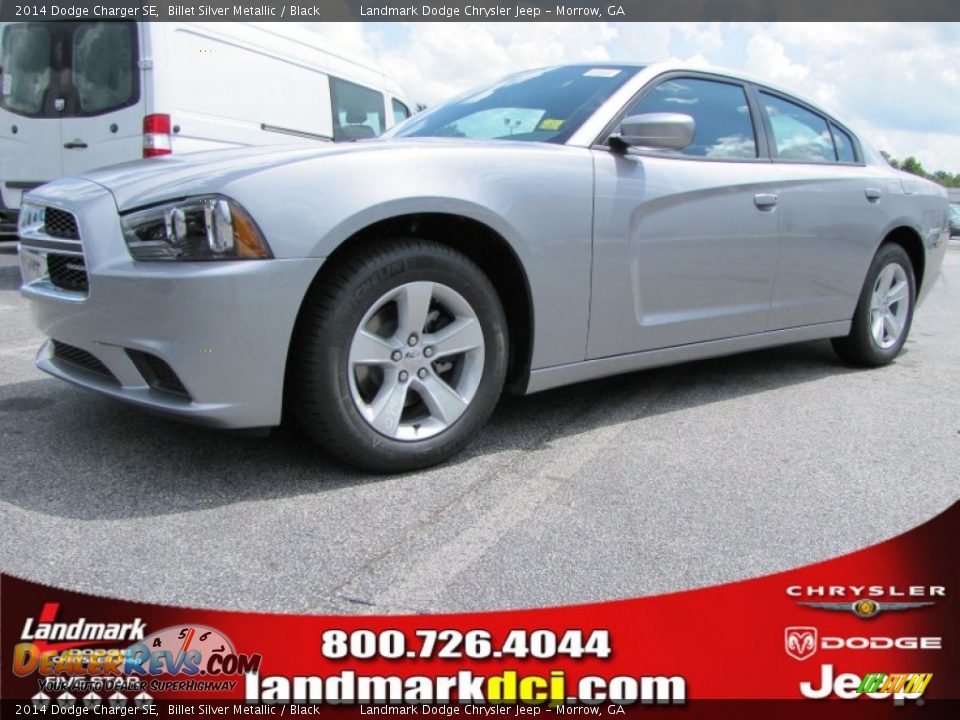 2014 Dodge Charger SE Billet Silver Metallic / Black Photo #1