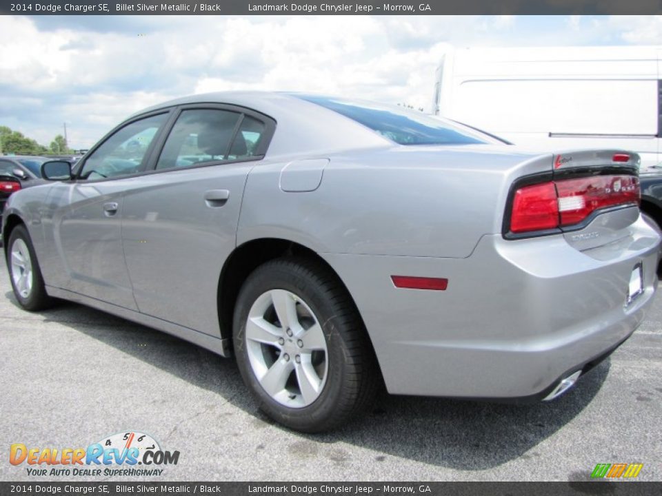 2014 Dodge Charger SE Billet Silver Metallic / Black Photo #2