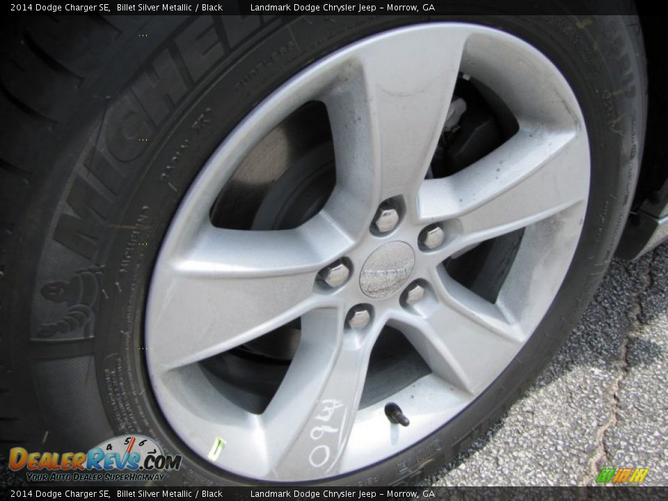 2014 Dodge Charger SE Billet Silver Metallic / Black Photo #5