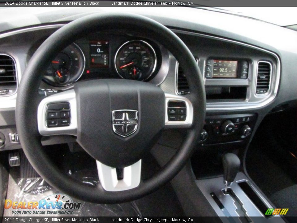 2014 Dodge Charger SE Billet Silver Metallic / Black Photo #7