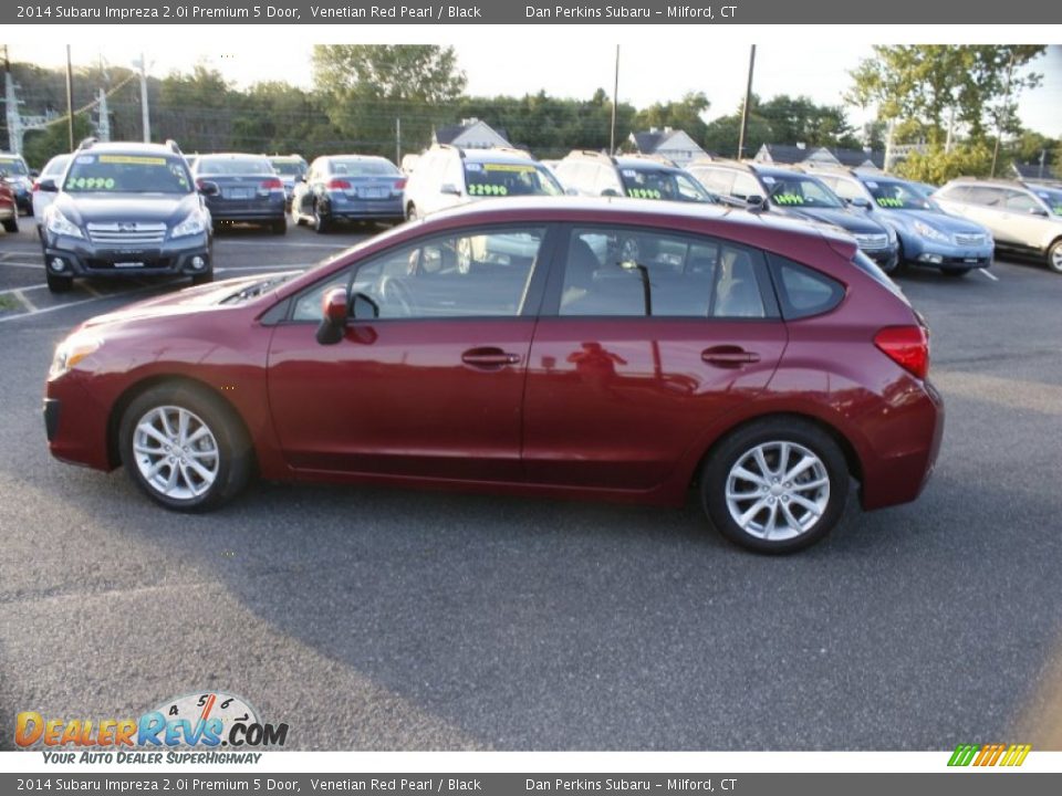 2014 Subaru Impreza 2.0i Premium 5 Door Venetian Red Pearl / Black Photo #10
