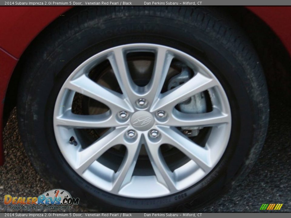 2014 Subaru Impreza 2.0i Premium 5 Door Venetian Red Pearl / Black Photo #17