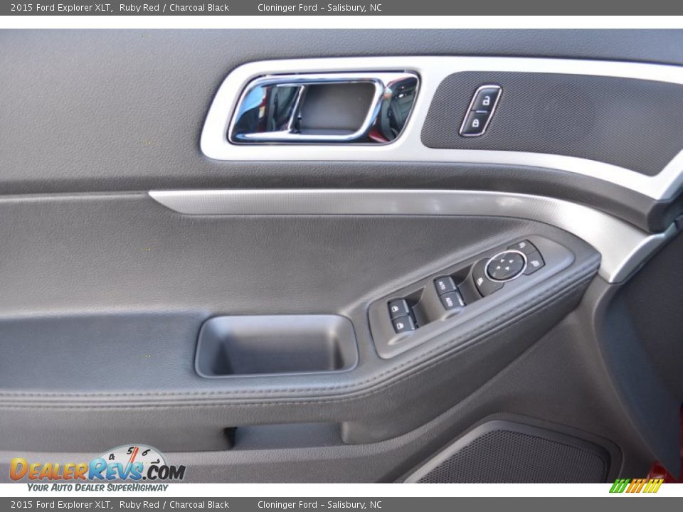 2015 Ford Explorer XLT Ruby Red / Charcoal Black Photo #5