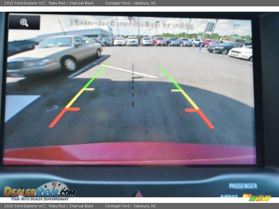 2015 Ford Explorer XLT Ruby Red / Charcoal Black Photo #17