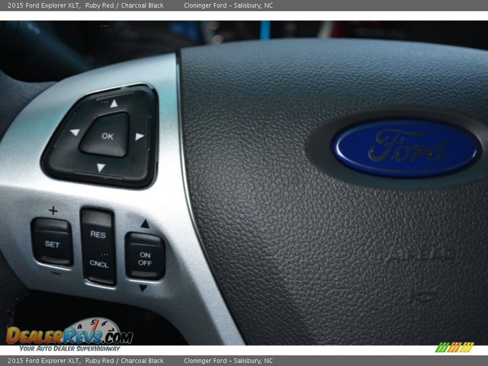 2015 Ford Explorer XLT Ruby Red / Charcoal Black Photo #22