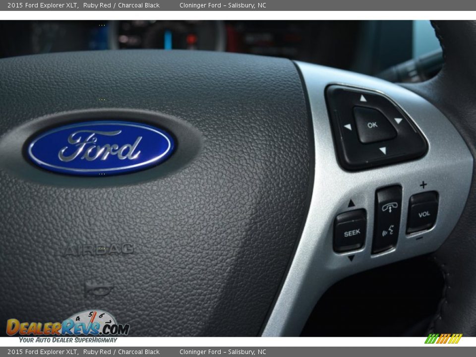 2015 Ford Explorer XLT Ruby Red / Charcoal Black Photo #23