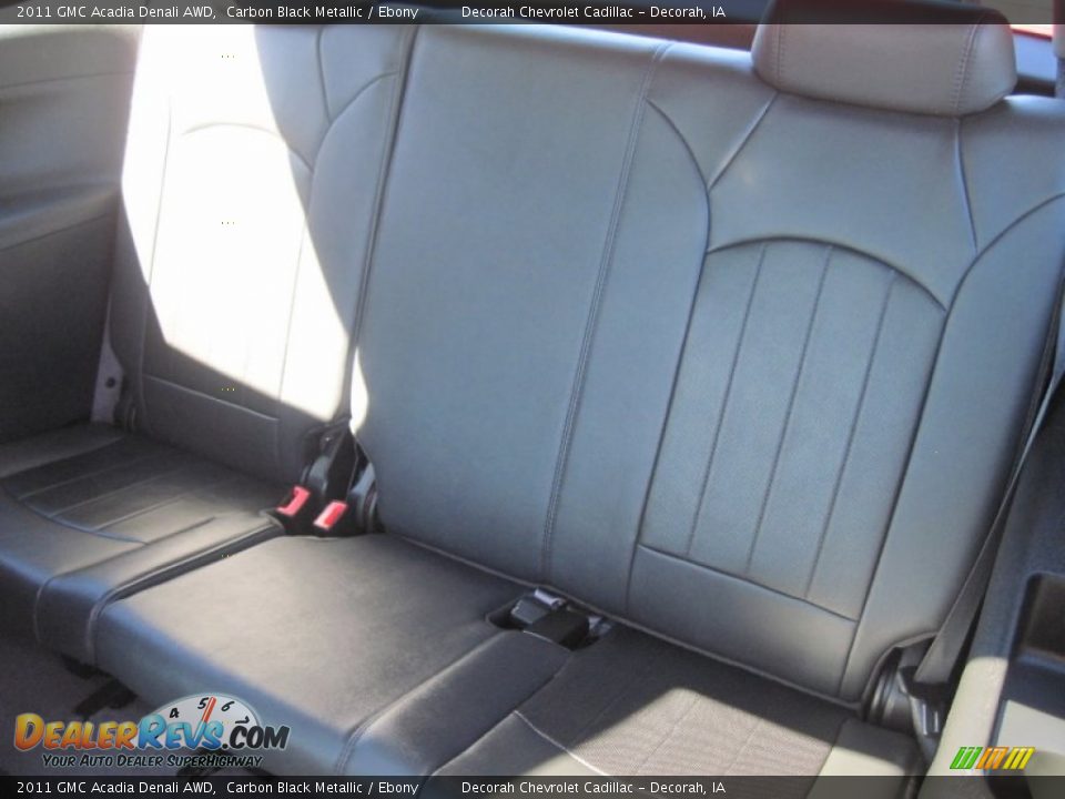 2011 GMC Acadia Denali AWD Carbon Black Metallic / Ebony Photo #9