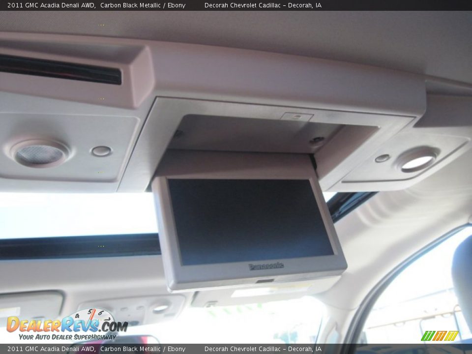 2011 GMC Acadia Denali AWD Carbon Black Metallic / Ebony Photo #10