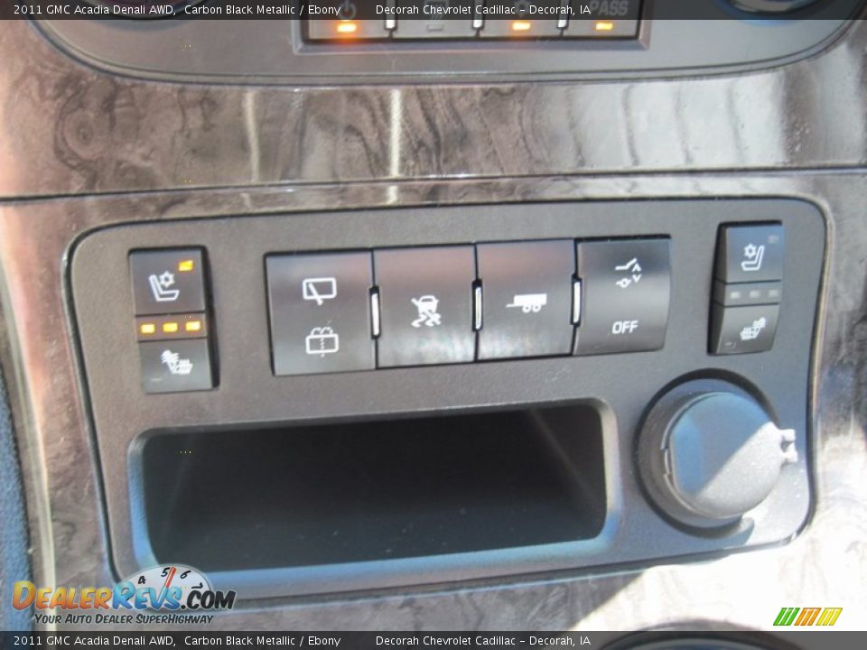 2011 GMC Acadia Denali AWD Carbon Black Metallic / Ebony Photo #15