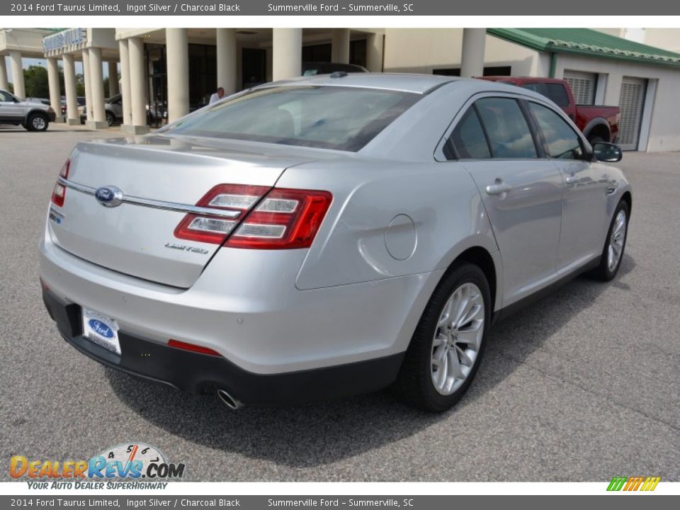 2014 Ford Taurus Limited Ingot Silver / Charcoal Black Photo #4