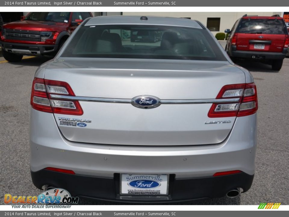 2014 Ford Taurus Limited Ingot Silver / Charcoal Black Photo #5