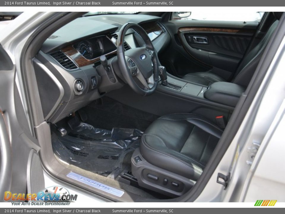 2014 Ford Taurus Limited Ingot Silver / Charcoal Black Photo #11