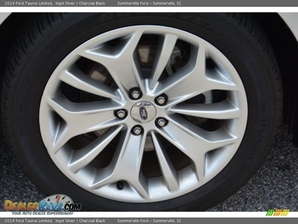 2014 Ford Taurus Limited Ingot Silver / Charcoal Black Photo #22