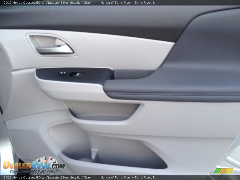 2012 Honda Odyssey EX-L Alabaster Silver Metallic / Gray Photo #29
