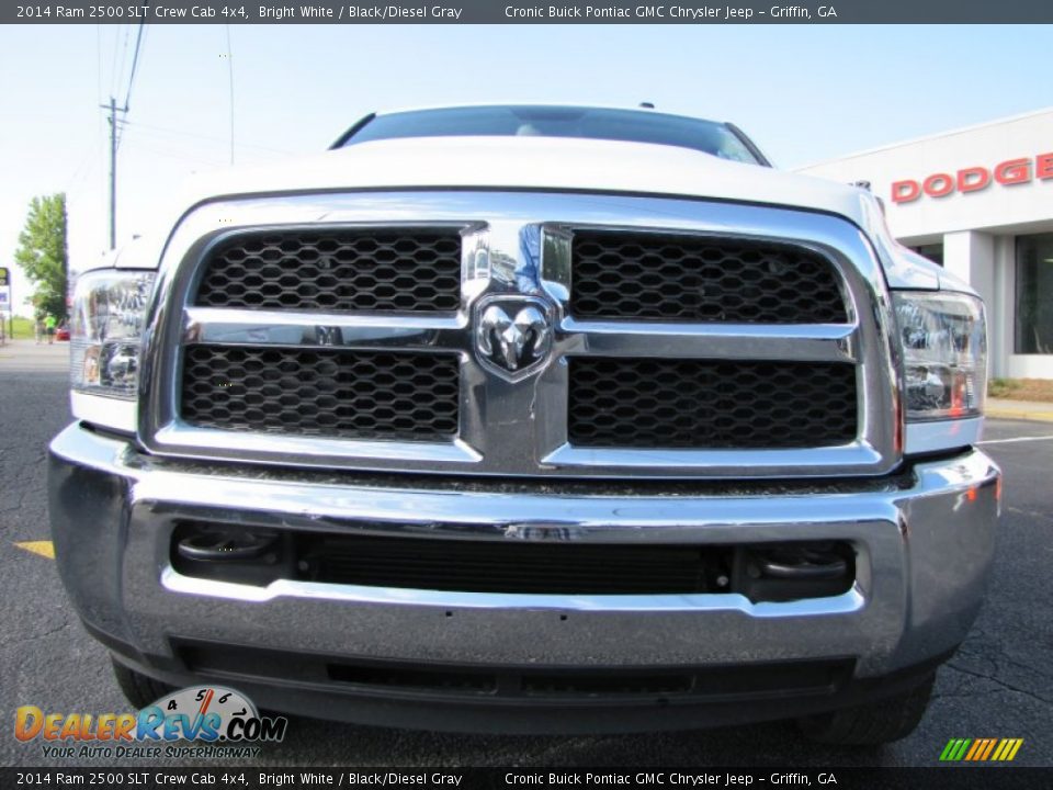 2014 Ram 2500 SLT Crew Cab 4x4 Bright White / Black/Diesel Gray Photo #2