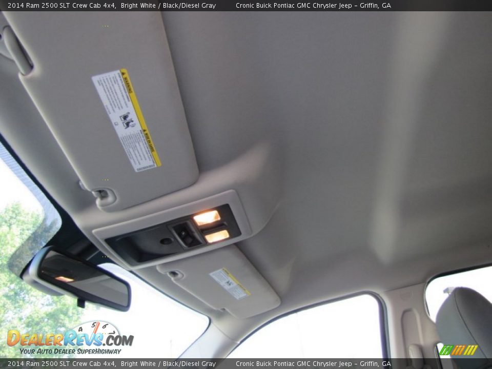 2014 Ram 2500 SLT Crew Cab 4x4 Bright White / Black/Diesel Gray Photo #10