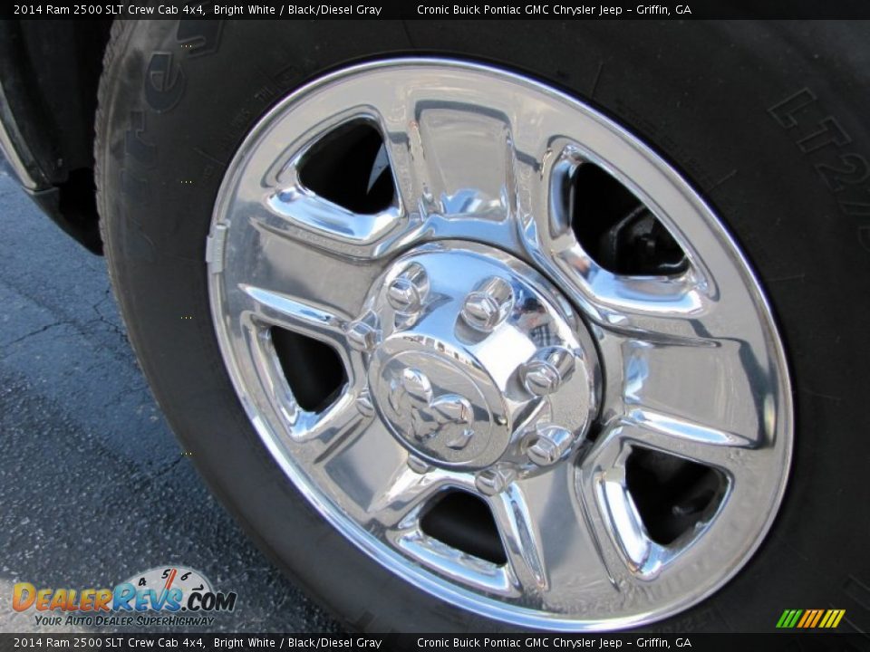 2014 Ram 2500 SLT Crew Cab 4x4 Bright White / Black/Diesel Gray Photo #13