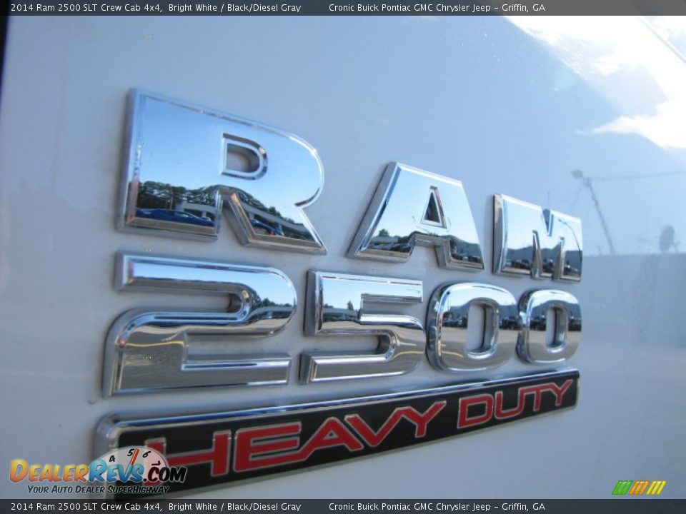 2014 Ram 2500 SLT Crew Cab 4x4 Bright White / Black/Diesel Gray Photo #14