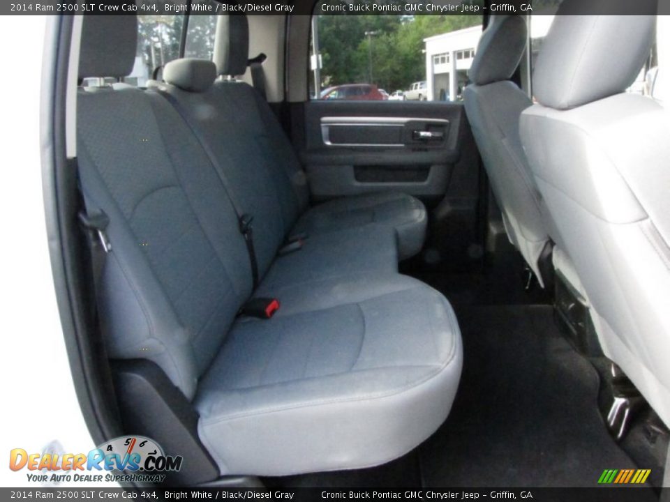 2014 Ram 2500 SLT Crew Cab 4x4 Bright White / Black/Diesel Gray Photo #18