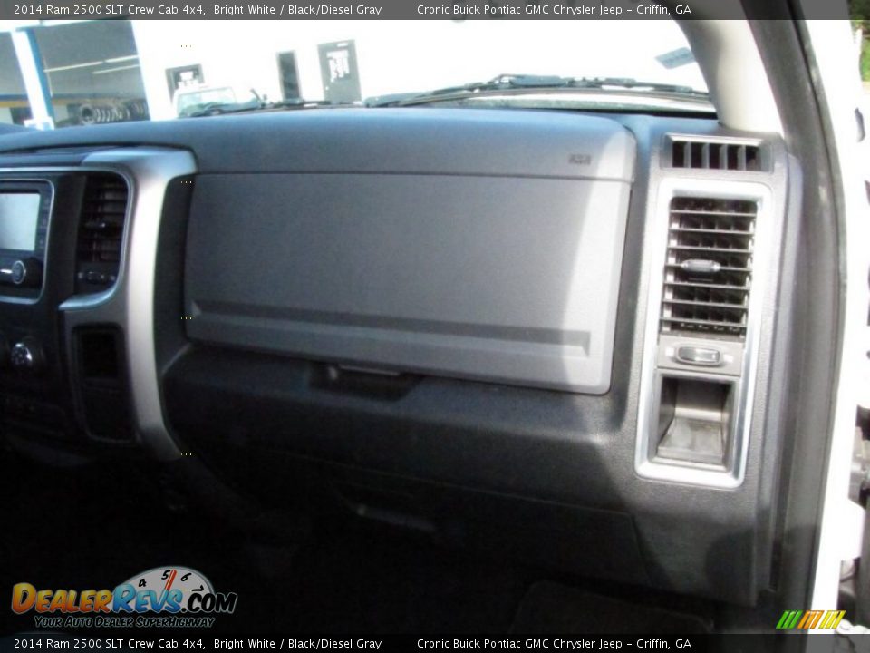 2014 Ram 2500 SLT Crew Cab 4x4 Bright White / Black/Diesel Gray Photo #20