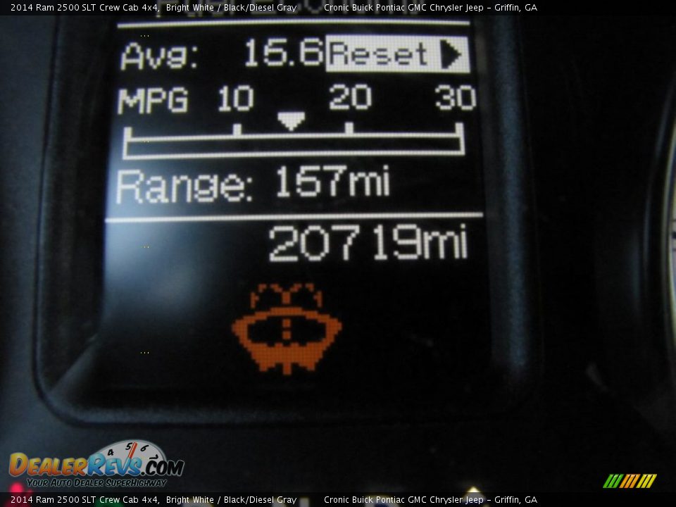 2014 Ram 2500 SLT Crew Cab 4x4 Bright White / Black/Diesel Gray Photo #23