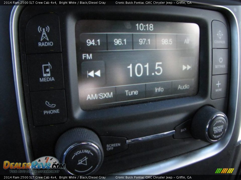 2014 Ram 2500 SLT Crew Cab 4x4 Bright White / Black/Diesel Gray Photo #24