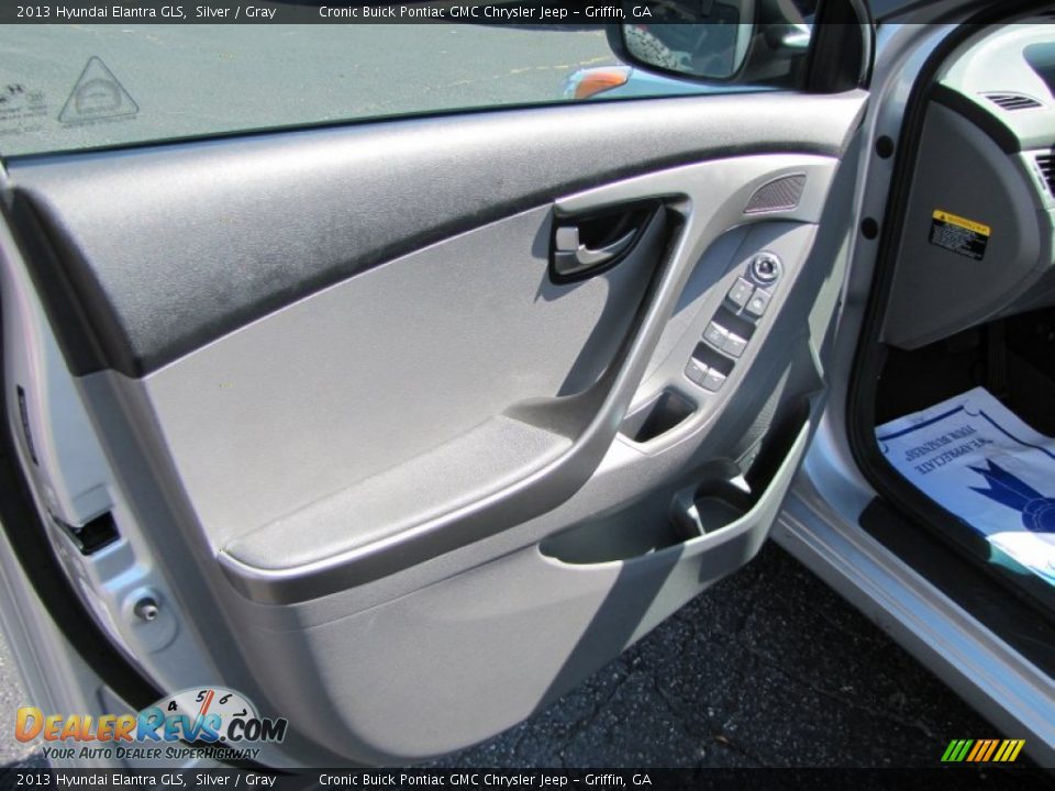 2013 Hyundai Elantra GLS Silver / Gray Photo #11