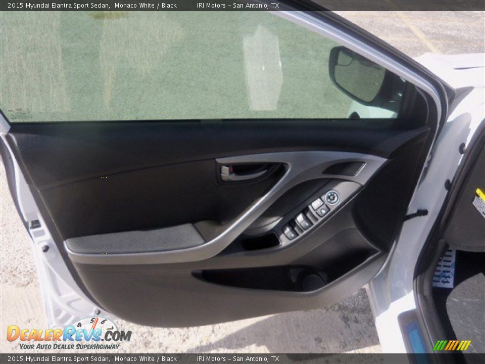 2015 Hyundai Elantra Sport Sedan Monaco White / Black Photo #5